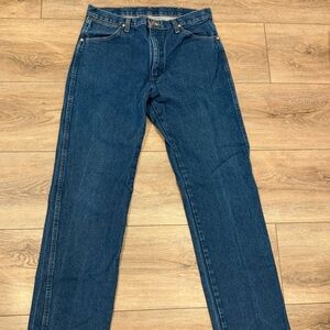 Wrangler Men's Bootcut Dark Blue Jeans